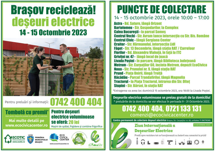 Brasov Recicleaza Oficial Flyer
