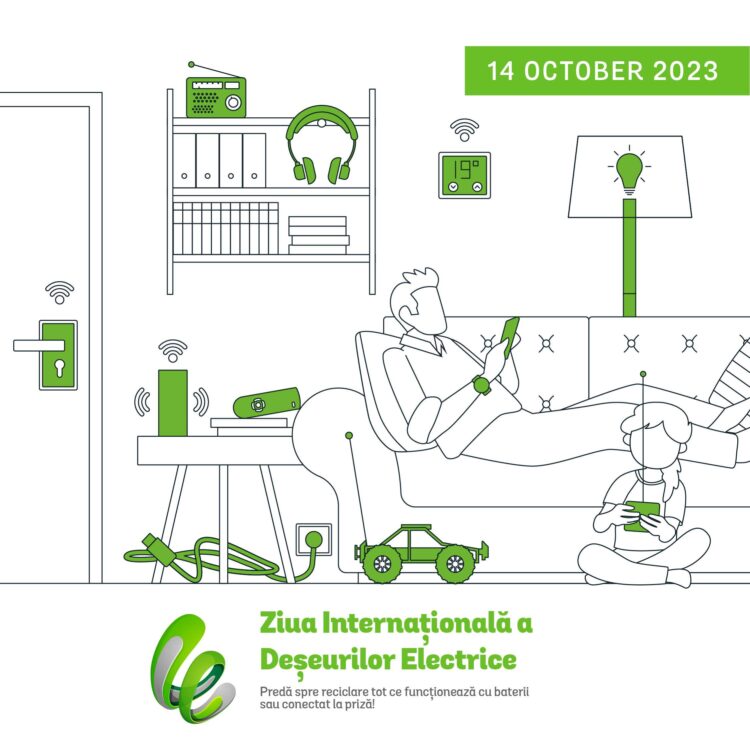Ziua Internațională a Deșeurilor Electrice 14 octombrie 2023
