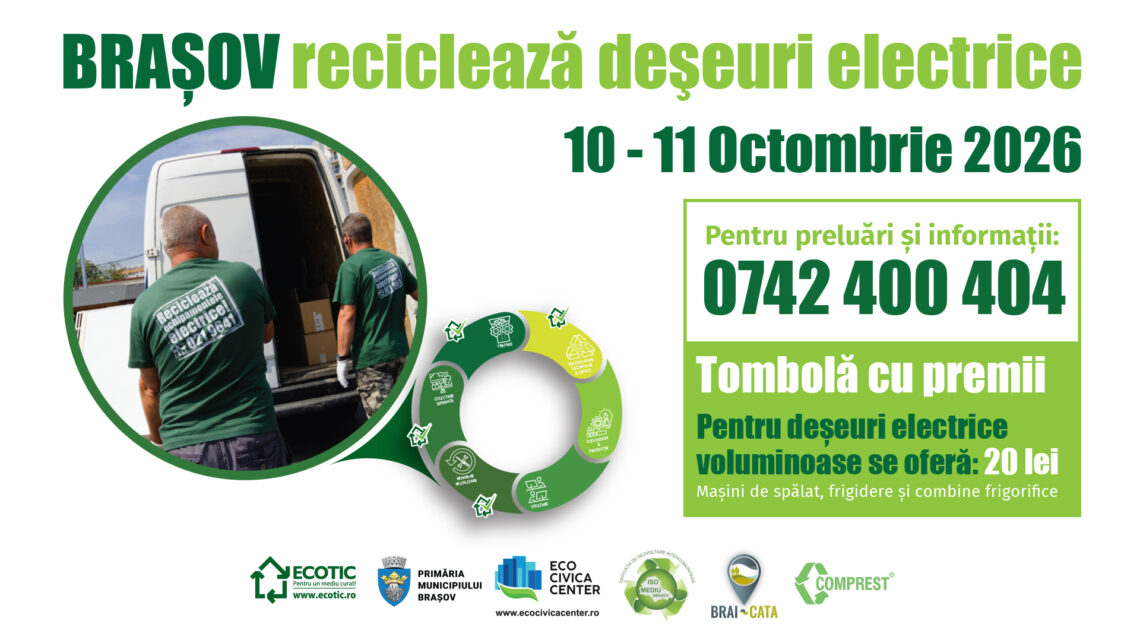 Brasov Recicleaza Deseuri Electrice si Electronice - Octombrie 2026